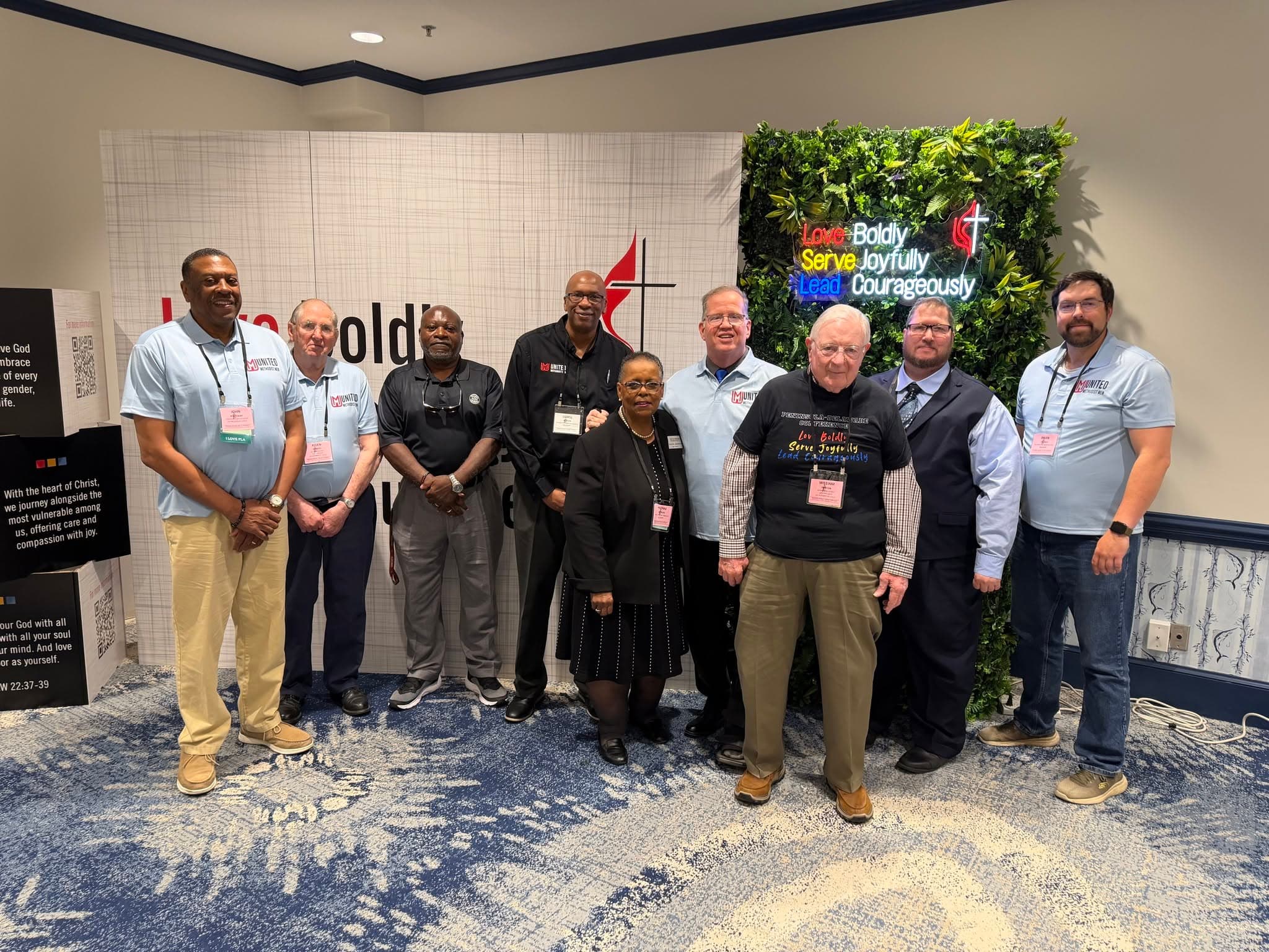 United Methodist men in community